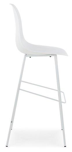 Forestead White Bar Height Bar Stool (Set of 2)