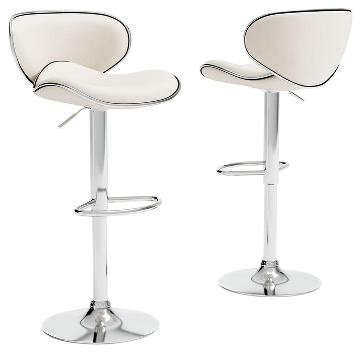 Pollzen - Tall Uph Swivel Barstool(2/cn)