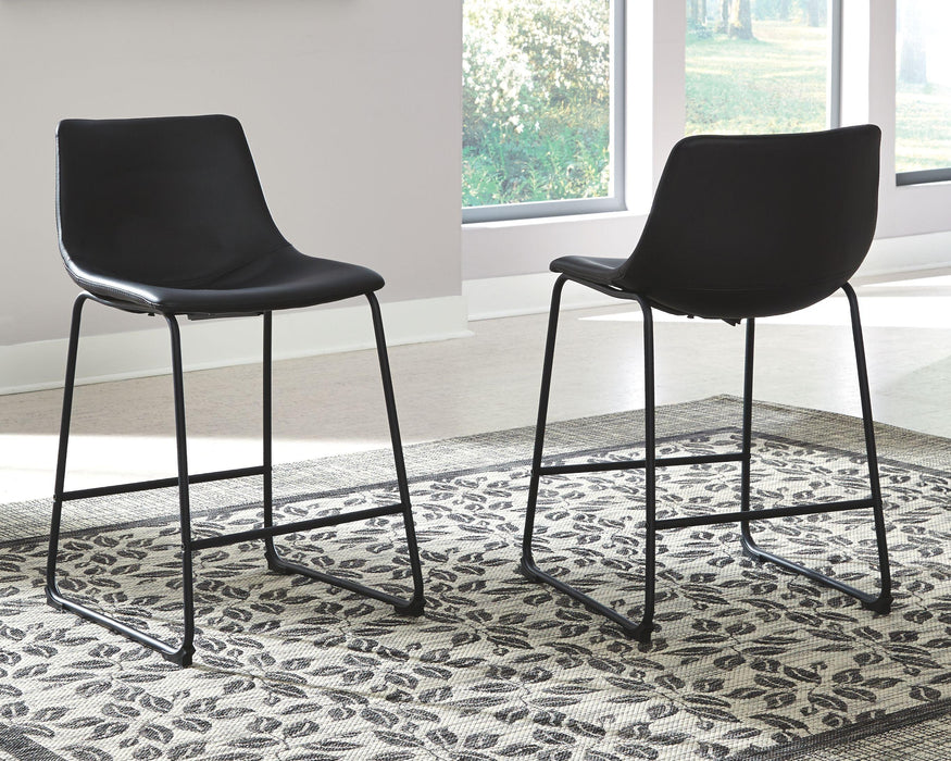 Centiar - Upholstered Barstool (2/cn)