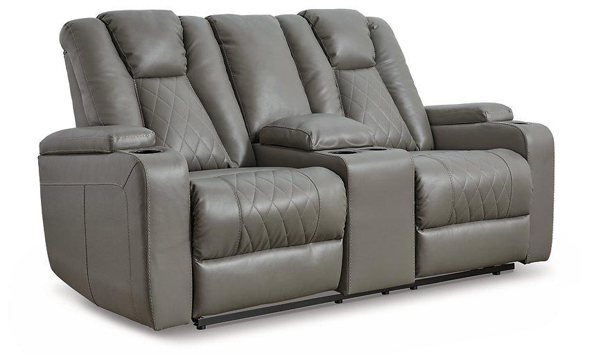 Mancin Reclining Loveseat with Console