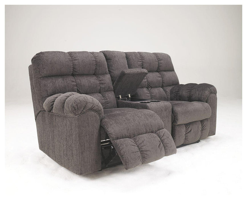 Acieona - Dbl Rec Loveseat W/console