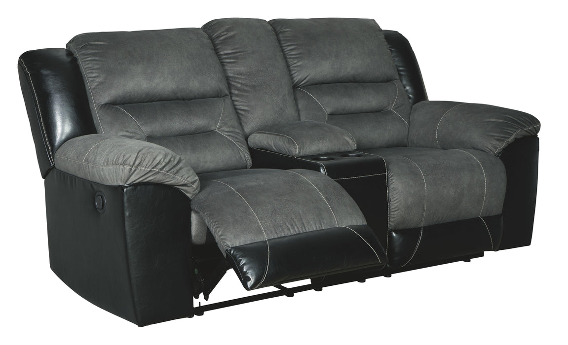 Earhart - Dbl Rec Loveseat W/console