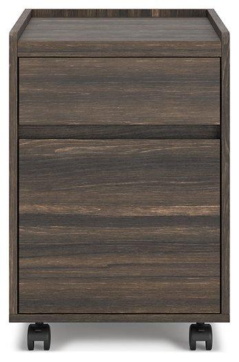 Zendex Dark Brown File Cabinet