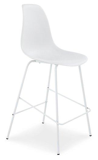 Forestead White Counter Height Bar Stool