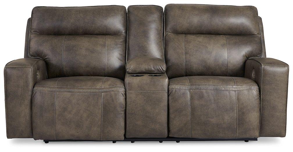 Game Plan Concrete Power Reclining Loveseat