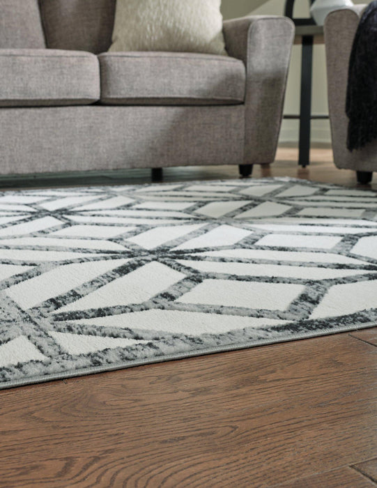 Reidland Black/Cream/Gray 7'10" x 9'10" Rug