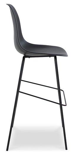 Forestead Black Bar Height Bar Stool