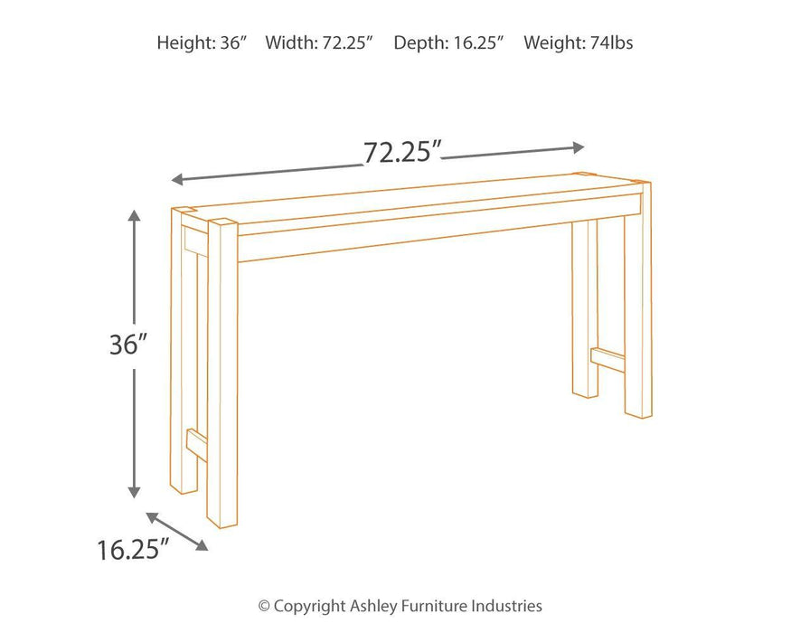 Torjin - Long Counter Table