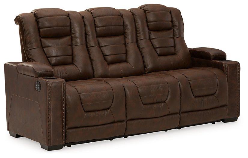 Owner's Box Thyme Power Reclining Sofa and Loveseat