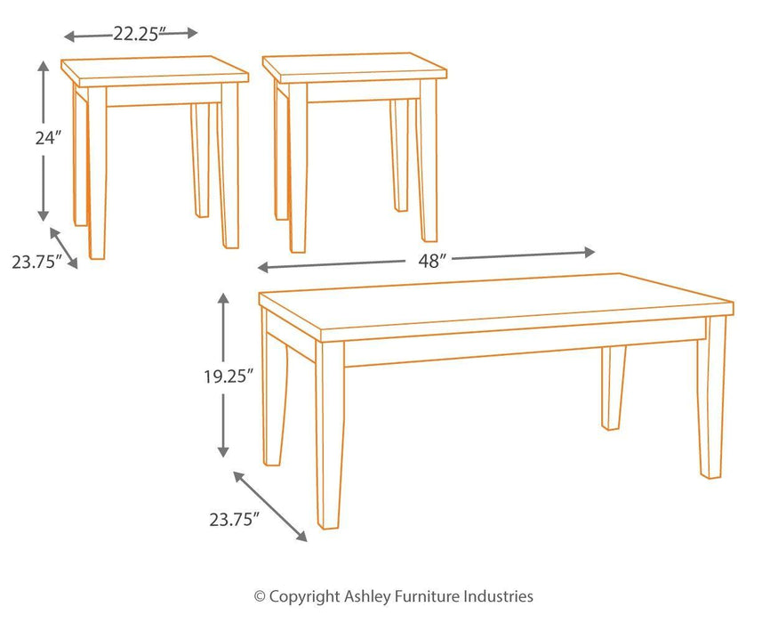 Maysville - Occasional Table Set (3/cn)