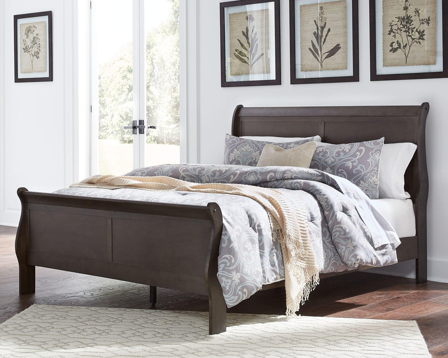 Leewarden -Sleigh Bed