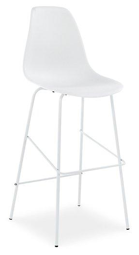 Forestead White Bar Height Bar Stool