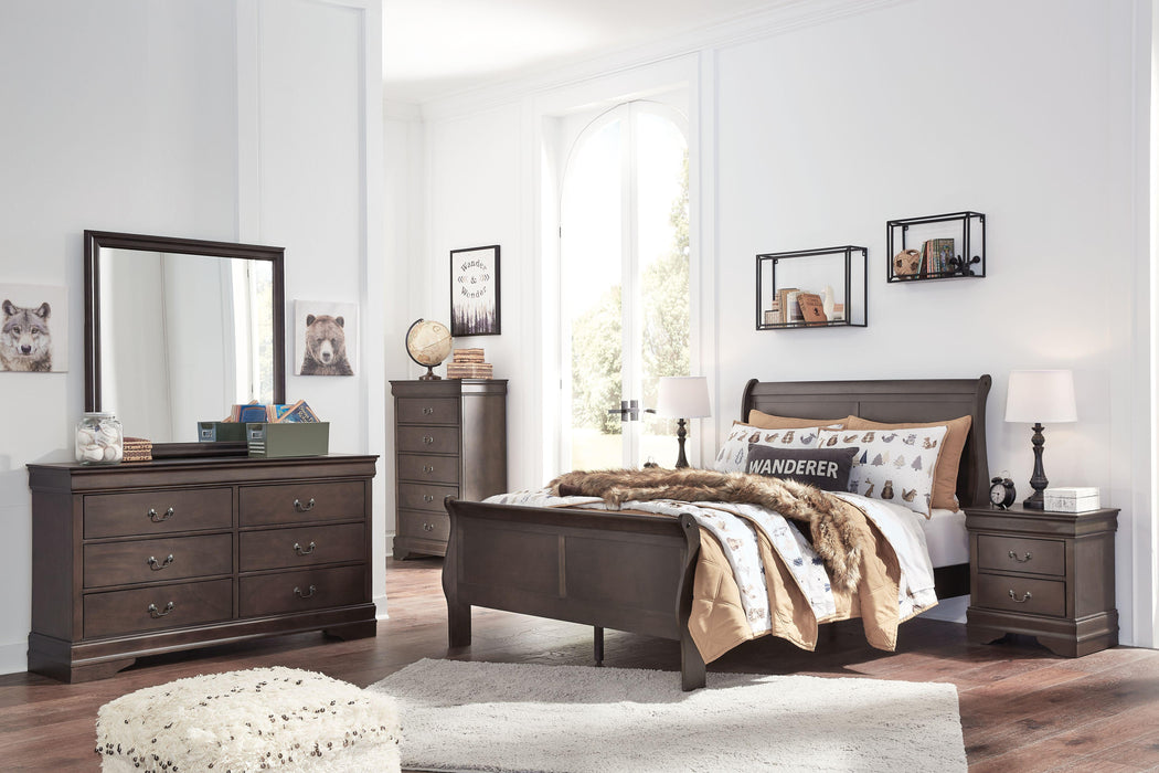 Leewarden -Sleigh Bed