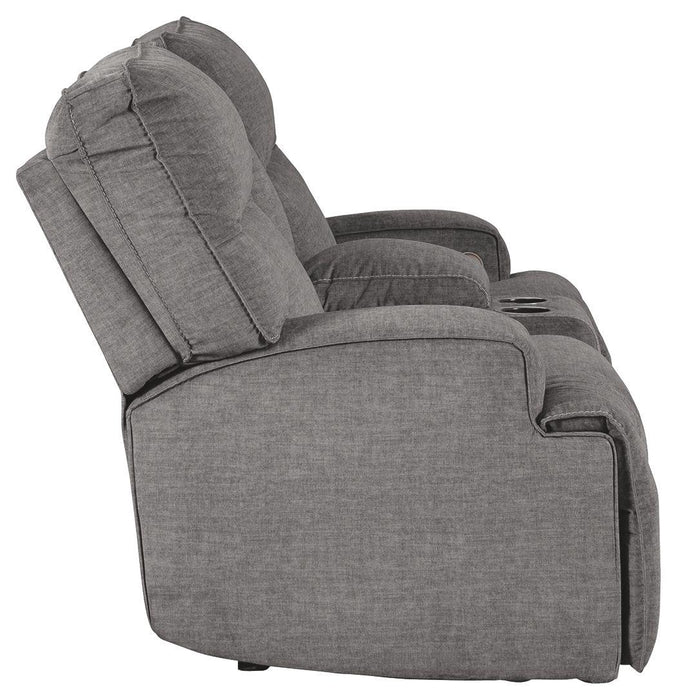 Coombs - Dbl Rec Pwr Loveseat W/console