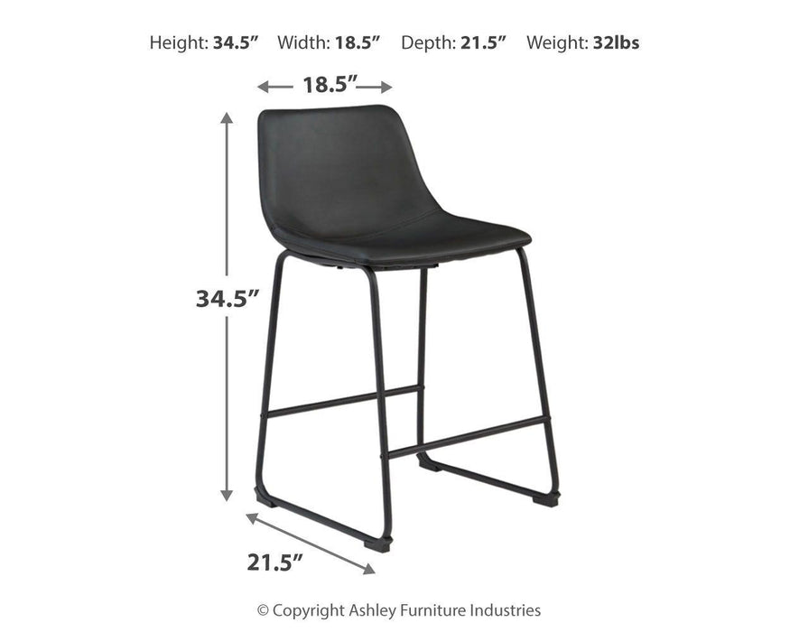 Centiar - Upholstered Barstool (2/cn)