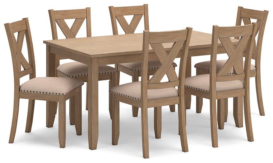 Sanbriar Dining Table and Chairs (Set of 7)