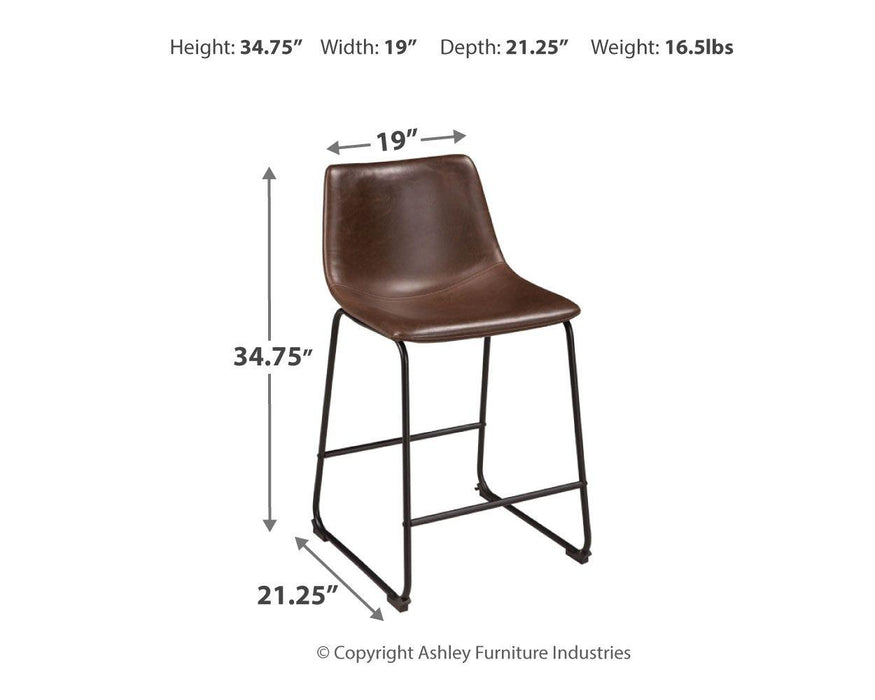 Centiar - Upholstered Barstool (2/cn)