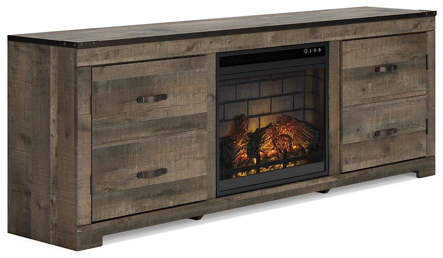 Trinell 63" TV Stand with Electric Fireplace