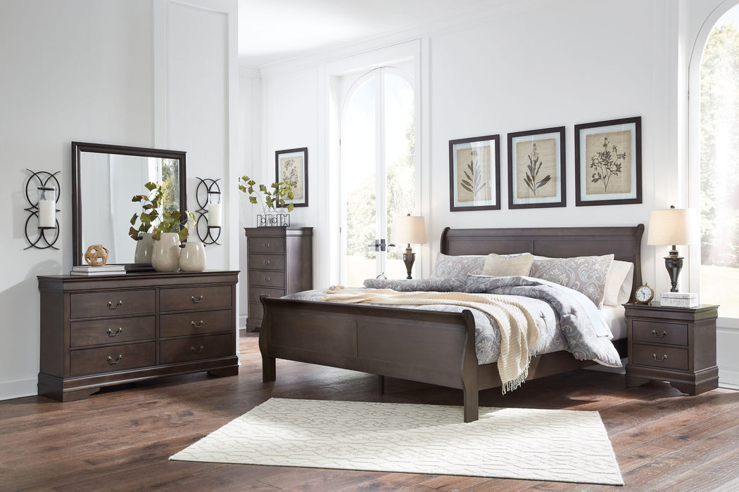 Leewarden -Sleigh Bed