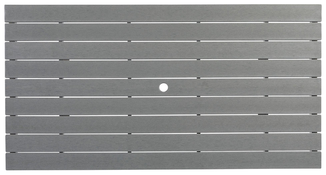 Transville - Rect Counter Table W/umb Opt