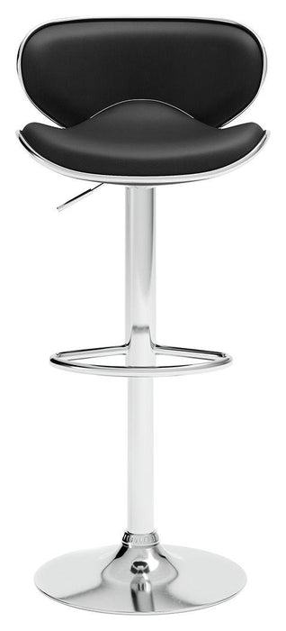 Pollzen - Tall Uph Swivel Barstool(2/cn), Sleek Appeal