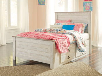 Willowton Bed with 2 Storage Drawers