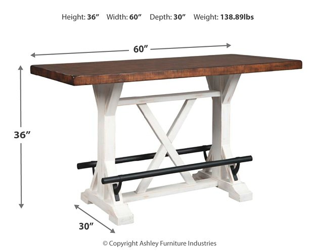 Valebeck 3-Piece Dining Package