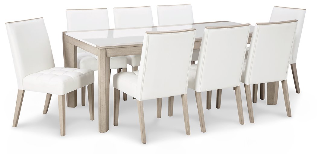 Wendora 9-Piece Dining Package