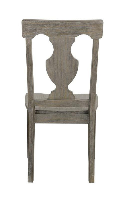 Homelegance Toulon Side Chair in Dark Pewter (Set of 2)