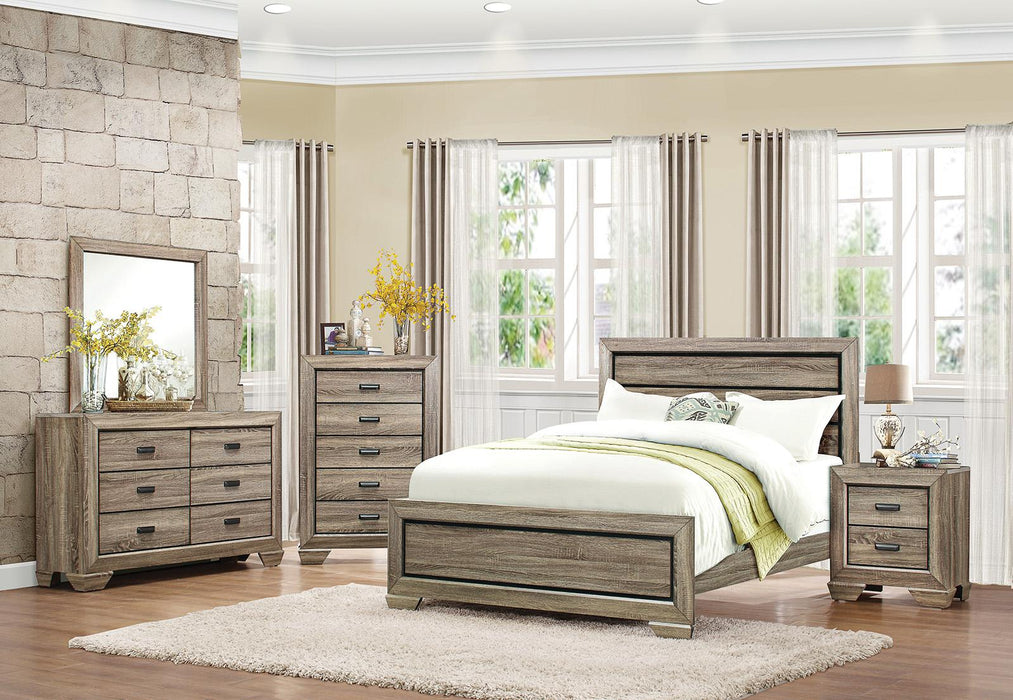 Homelegance Beechnut Queen Panel Bed in Natural