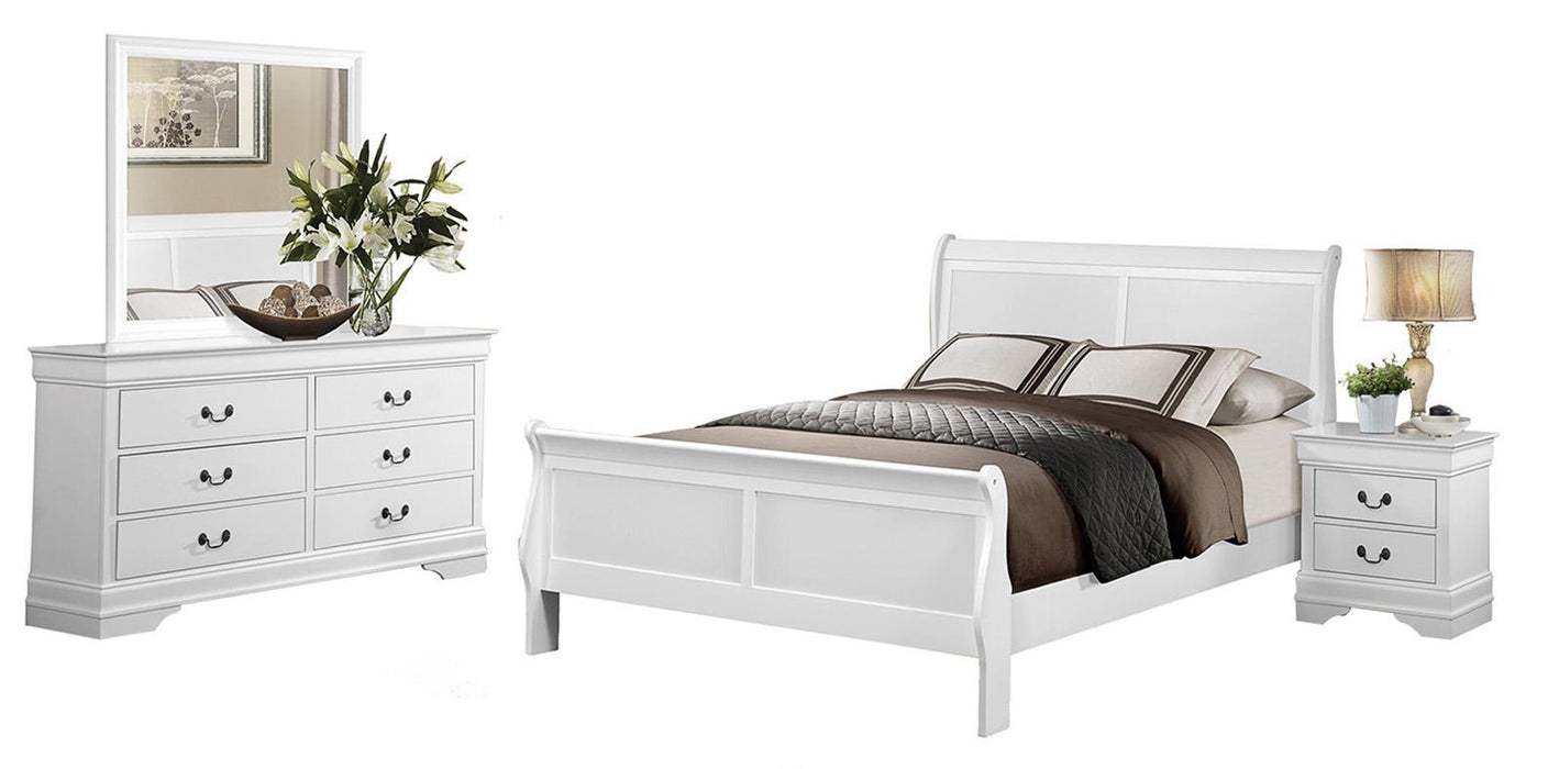 Homelegance Mayville 6 Drawer Dresser in White 2147W-5