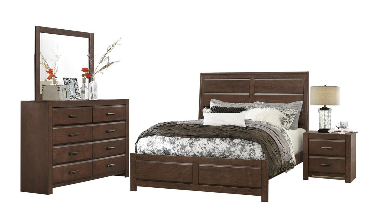 Homelegance Furniture Erwan 8 Drawer Dresser in Dark Walnut 1961-5