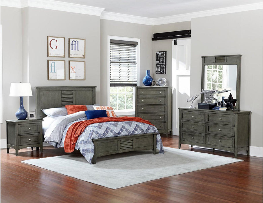 Homelegance Furniture Garcia Full Panel Bed in Gray