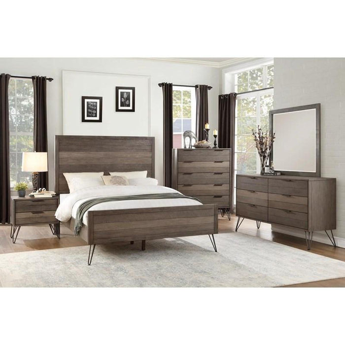 Homelegance Urbanite Nightstand in Tri-tone Gray 1604-4