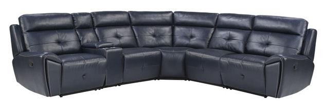 Homelegance Furniture Avenue Corner Seat in Navy 9469NVB-CR