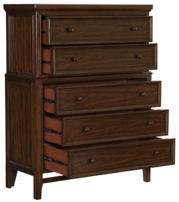 Homelegance Frazier Chest in Dark Cherry 1649-9