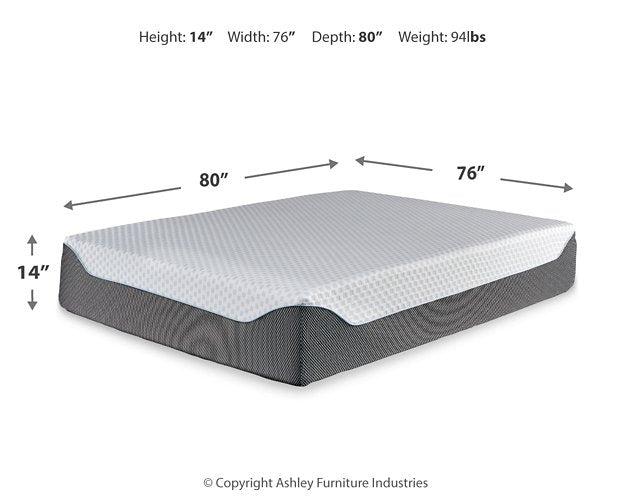 14 Inch Chime Elite 2-Piece  Mattress Package