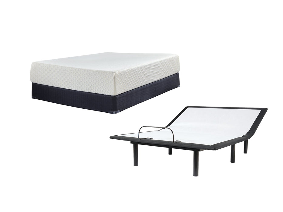 Chime 12 Inch Memory Foam 2-Piece  Mattress Package