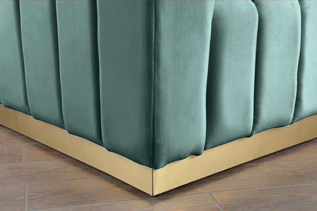 Marlon Mint Velvet Chair