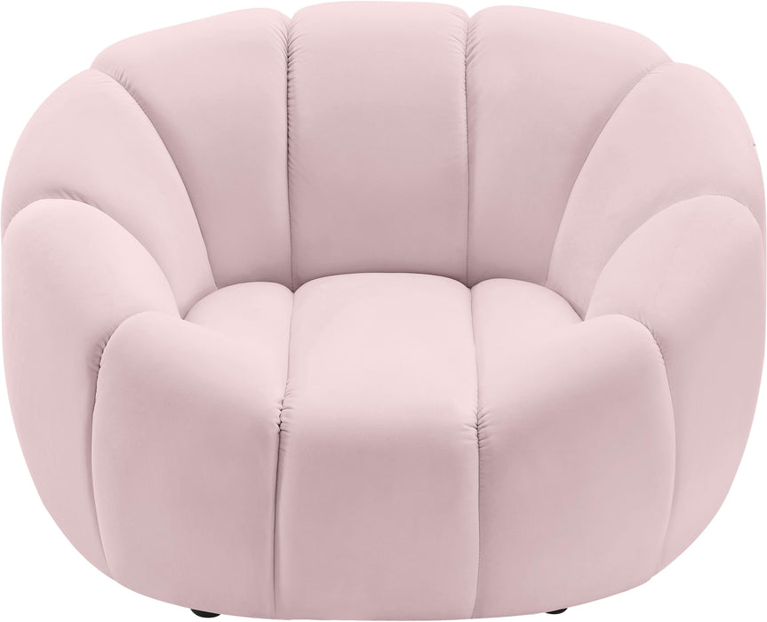 Elijah Pink Velvet Chair