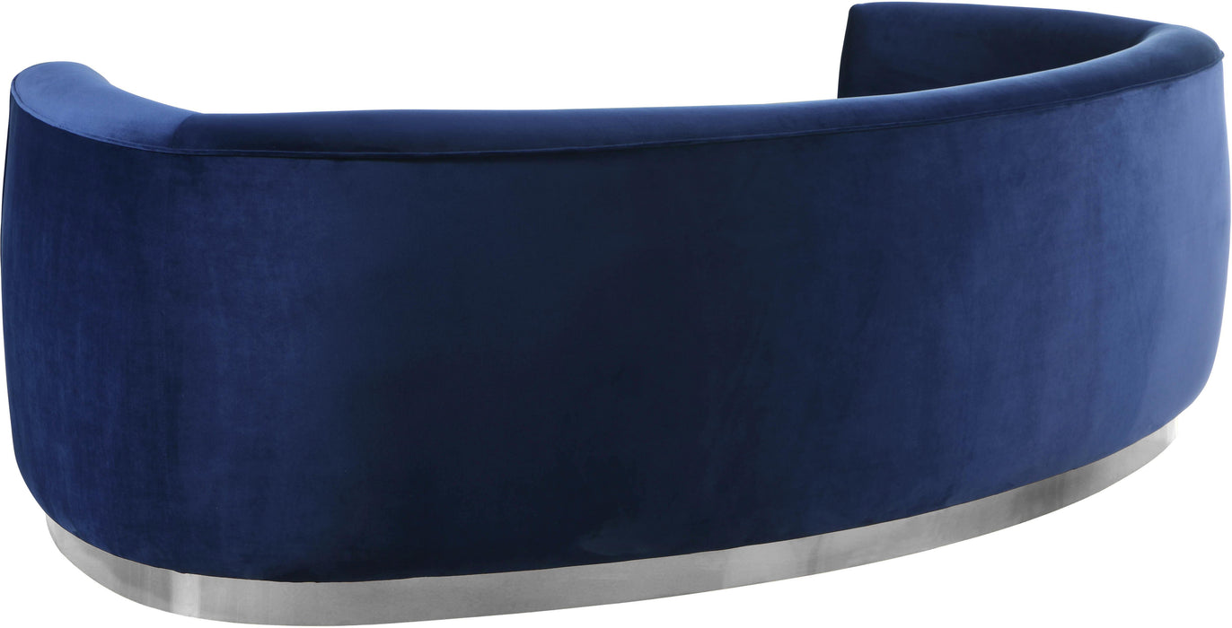 Julian Navy Velvet Sofa