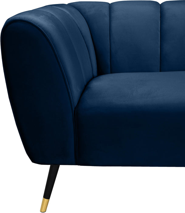 Beaumont Navy Velvet Chair