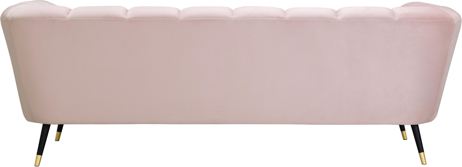 Beaumont Pink Velvet Sofa