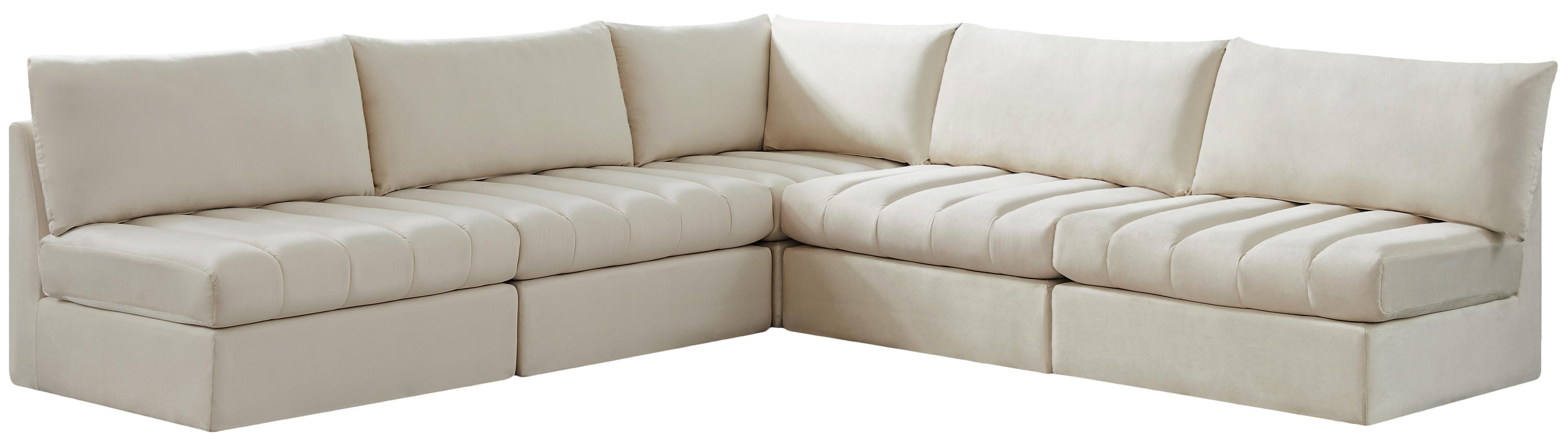 Jacob Cream Velvet Modular Sectional