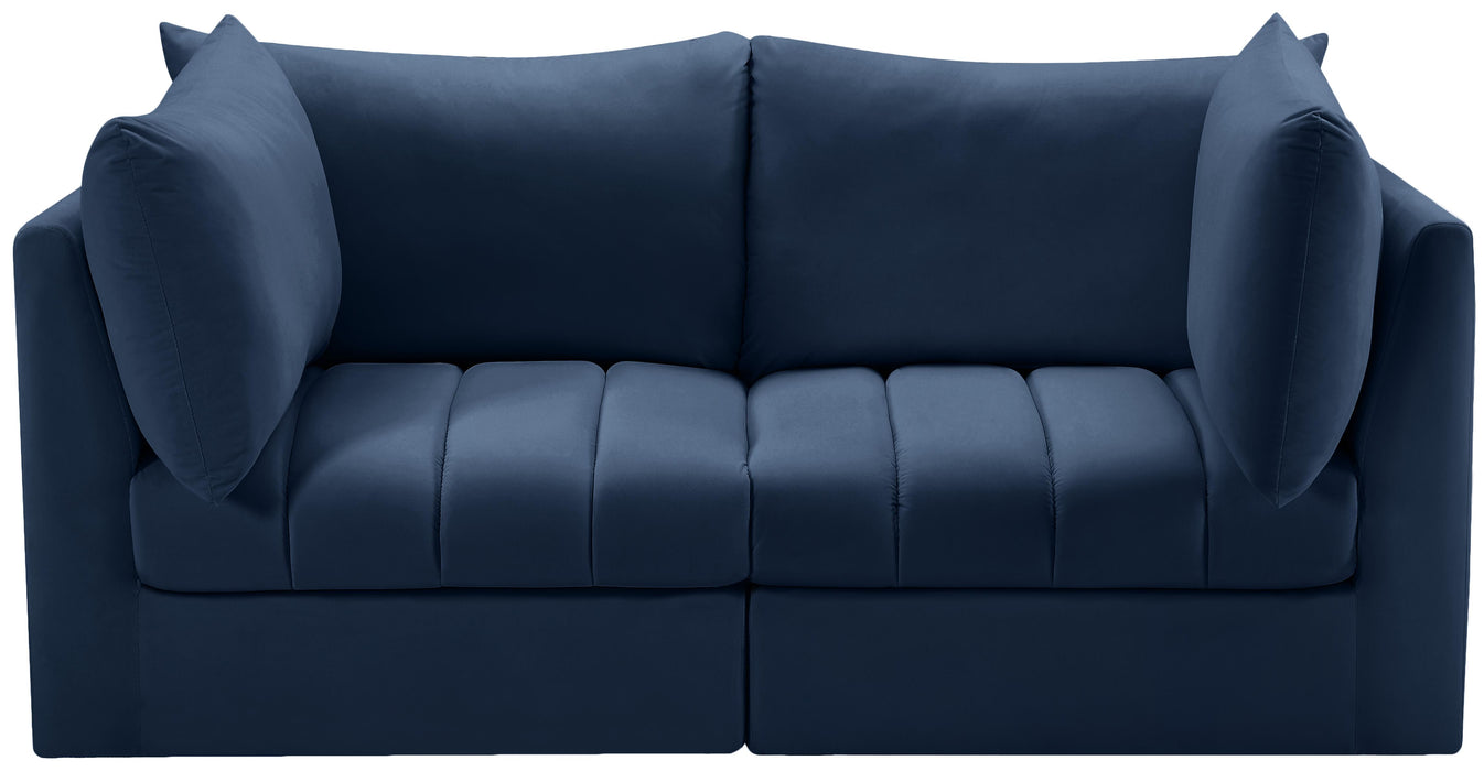 Jacob Navy Velvet Modular Sofa