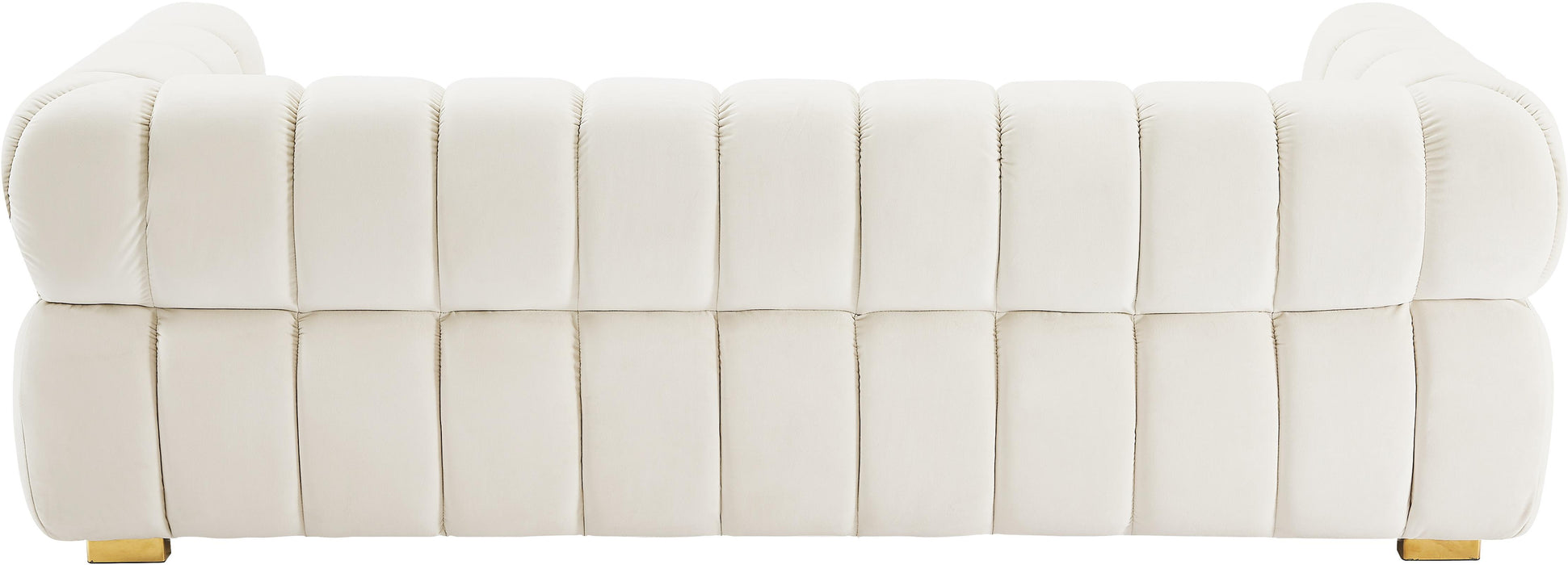 Gwen Cream Velvet Sofa