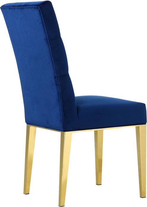 Capri Navy Velvet Dining Chair