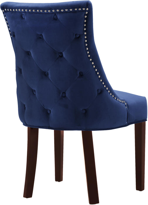 Hannah Navy Velvet Dining Chair