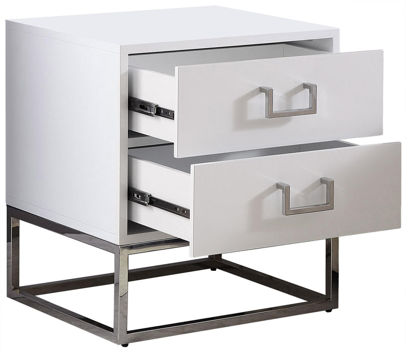 Nova White Side Table