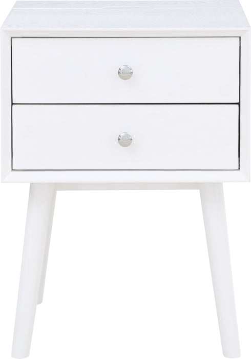 Teddy White Night Stand